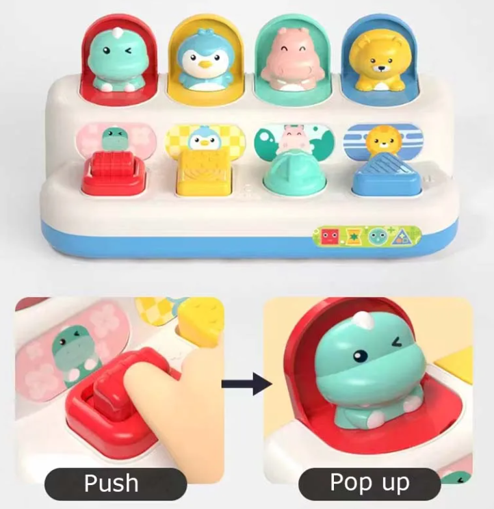 Interactive Pop Up Animals Toy